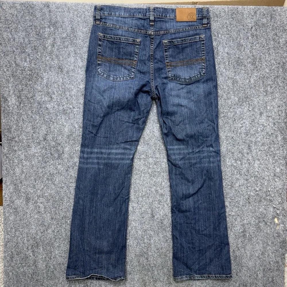 Cody James Relaxed Boot Cut Duke distressed jeans men's size 36 36x34 (READ)